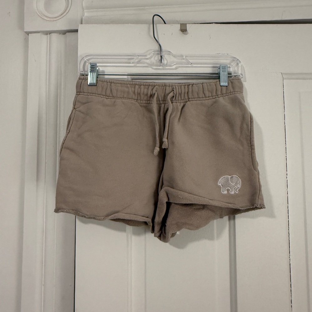 Ivory Ella Tan Athletic Shorts